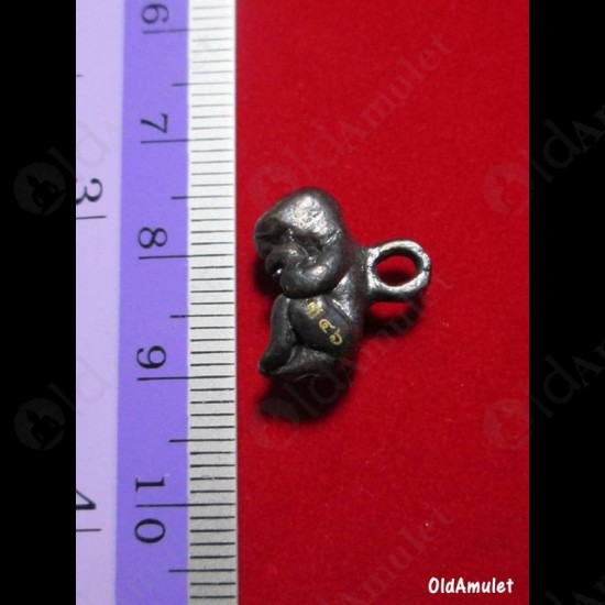 Thai Amulet Baby Ghost Look-krok Holy Lucky Pendant Kuba Chaichana Be.2557