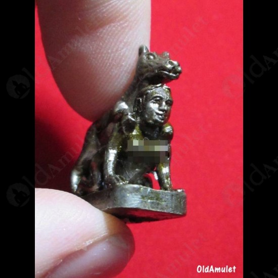 THAI AMULET LADY & HORSE CHARMING LOVE ATTRCTION KRUBA CHAICHAN BE.2557