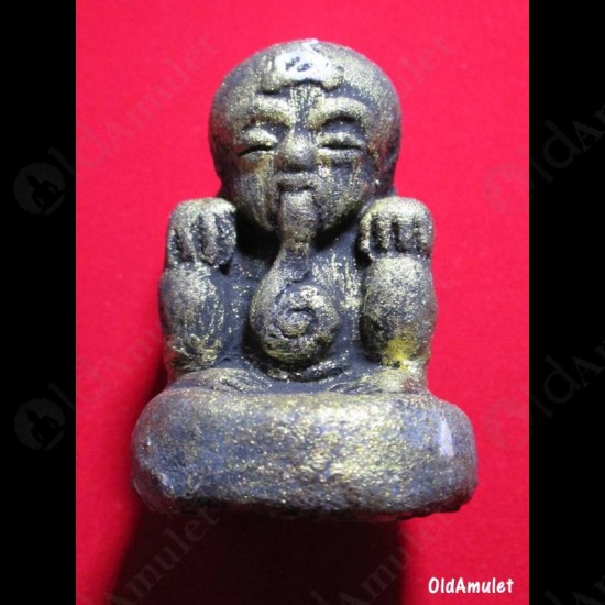 1INCH GUMANTHONG KMT DOOD-ROK STATUE THAI AMULET KRUBA CHAICHANA BE.2557