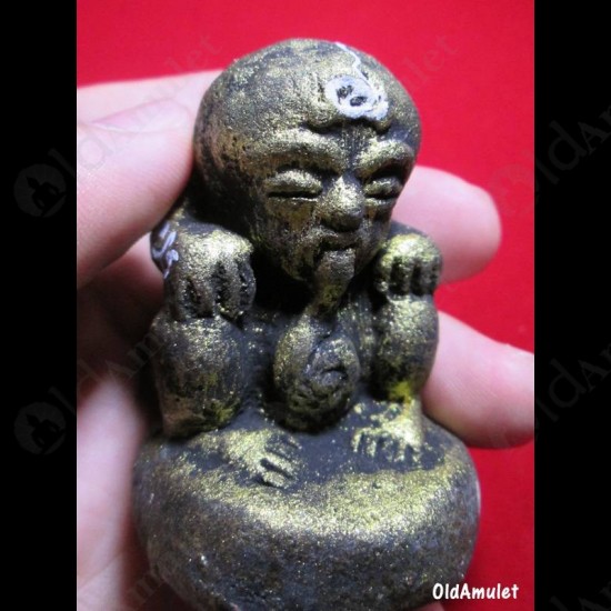 1INCH GUMANTHONG KMT DOOD-ROK STATUE THAI AMULET KRUBA CHAICHANA BE.2557