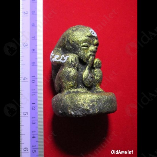 1INCH GUMANTHONG KMT DOOD-ROK STATUE THAI AMULET KRUBA CHAICHANA BE.2557