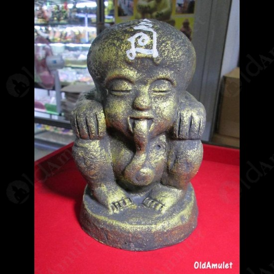 5INCH GUMANTHONG KMT DOOD-ROK STATUE THAI AMULET KRUBA CHAICHANA BE.2557