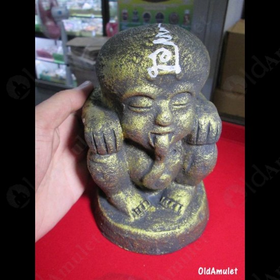 5INCH GUMANTHONG KMT DOOD-ROK STATUE THAI AMULET KRUBA CHAICHANA BE.2557