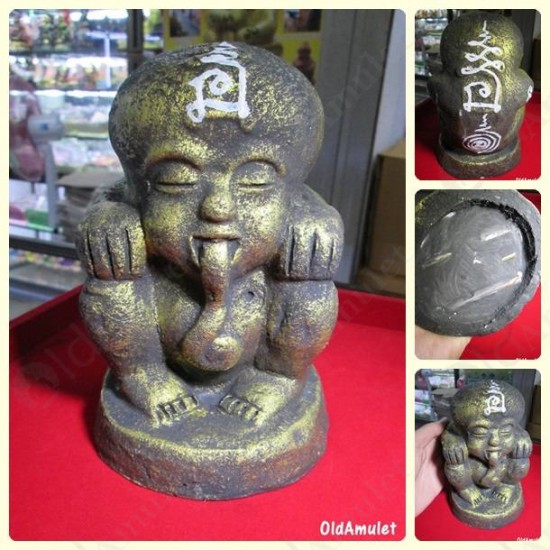 5INCH GUMANTHONG KMT DOOD-ROK STATUE THAI AMULET KRUBA CHAICHANA BE.2557