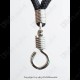 1 Hook Black Nylon Necklace Lightweight For Thai Amulet Pendant 30cm Long