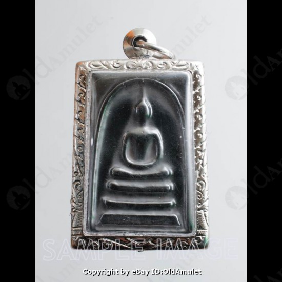 Thai Amulet Somdej Pure Lek Lai Natural Stone Wealthy Money Rich Lp Huan