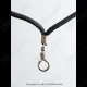 5 Hook Black Nylon Necklace Lightweight For Thai Amulet Pendant 30cm Long