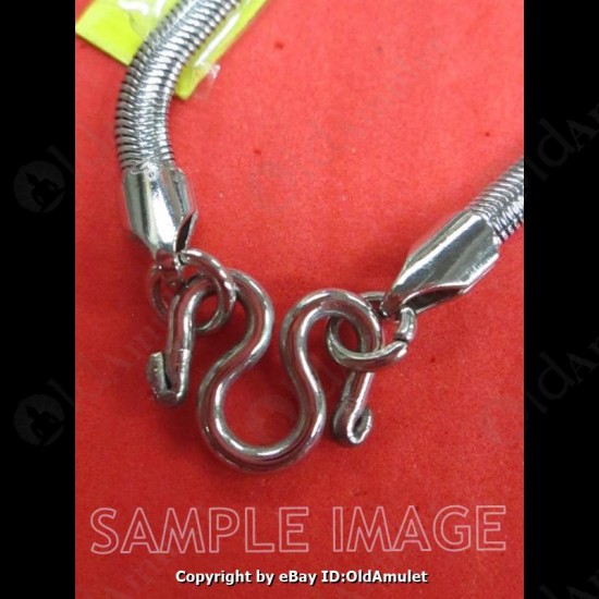 5 Hook Stainlece Necklace For Thai Amulet Pendants Long-30cm #1032