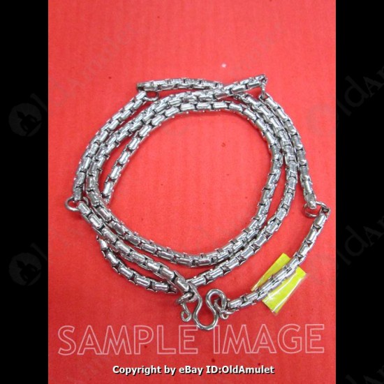 5 Hook Stainlece Necklace For Thai Amulet Pendants Long-30cm #1033