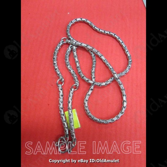 5 Hook Stainlece Necklace For Thai Amulet Pendants Long-30cm #1033