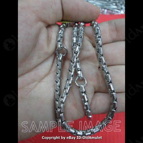 5 Hook Stainlece Necklace For Thai Amulet Pendants Long-30cm #1033