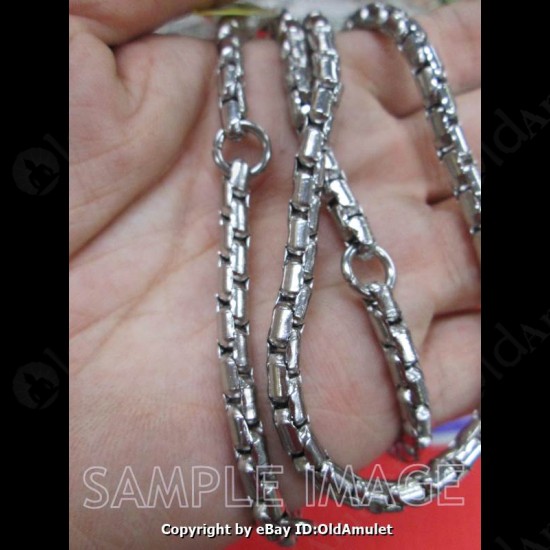 5 Hook Stainlece Necklace For Thai Amulet Pendants Long-30cm #1033