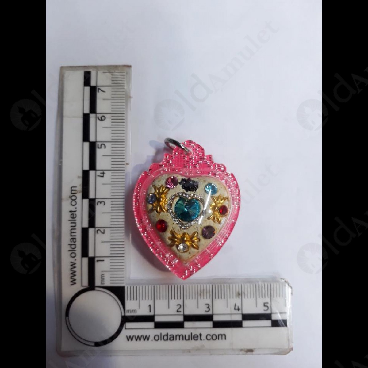 02099 Thai Amulet Aj Khunthep 9 Tails Fox Hearth Huajai Love Sex Multi Gems Ajarn Khunthep