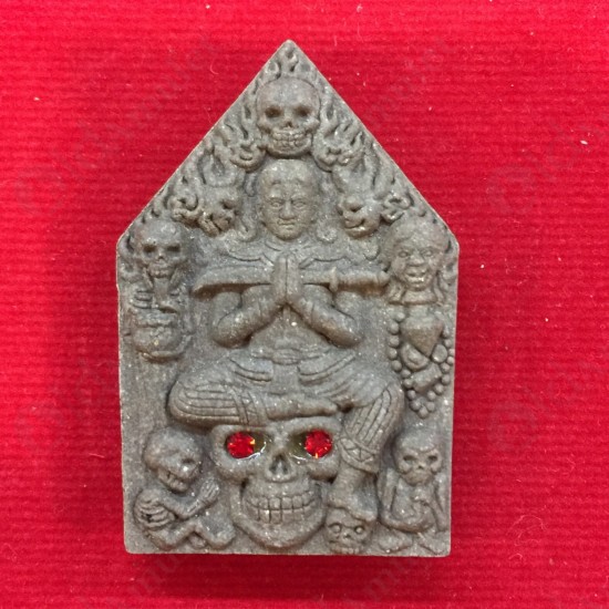 THAI AMULET KHUNPAEN CHARMING ATTRACTION 9 GHOSTS POWDER MIX LP NEN 2558