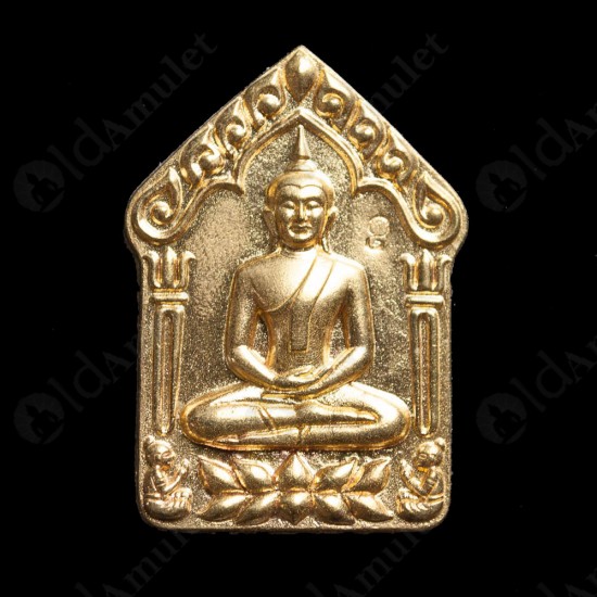 THAI AMULET KHUNPAEN CHARMMING ATTRACTION LARGE SIZE GOLD KB NA B.E.2559