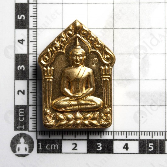 THAI AMULET KHUNPAEN CHARMMING ATTRACTION LARGE SIZE GOLD KB NA B.E.2559