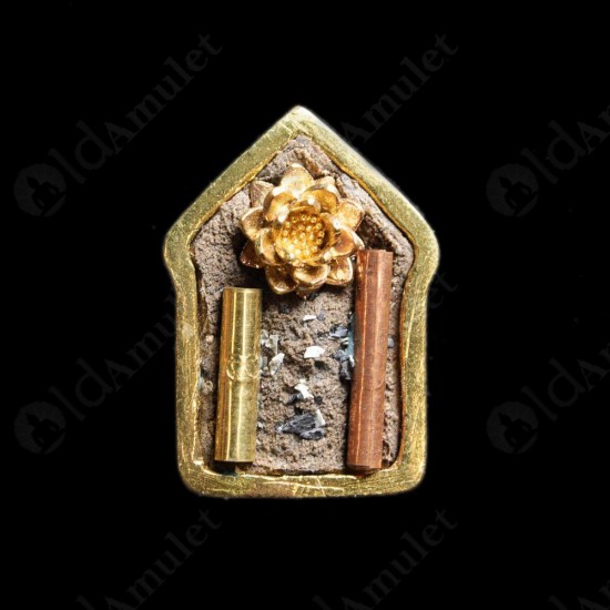 THAI AMULET KHUNPAEN CHARMMING ATTRACTION SMALL SIZE GOLD KB NA B.E.2559