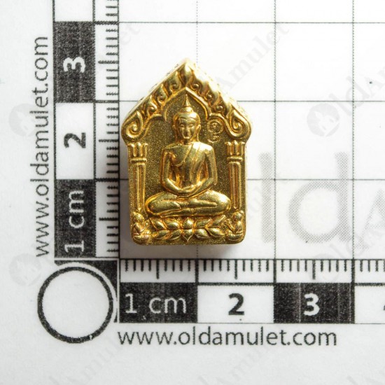 THAI AMULET KHUNPAEN CHARMMING ATTRACTION SMALL SIZE GOLD KB NA B.E.2559