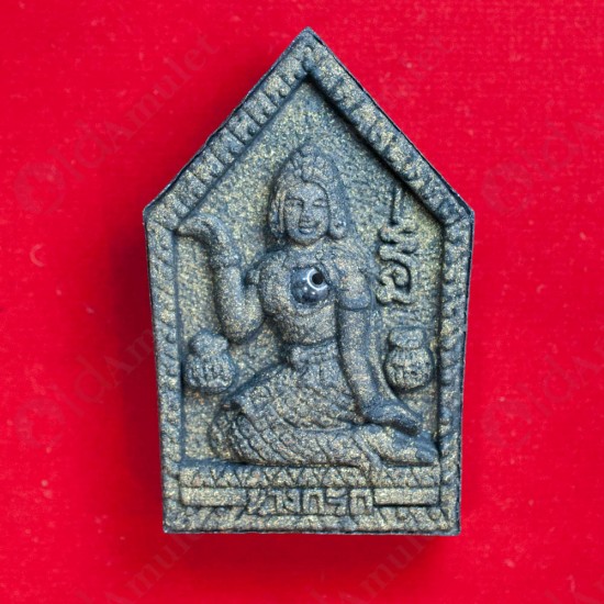 THAI AMULET KHUNPAEN +NANG KWAK BLACK +G-WONE & RED GEM LP KEY BE.2557