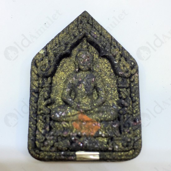 THAI AMULET KHUNPAEN +KUMANTHONG CHARMMING BLACK COLOR LP KEY B.E.2557