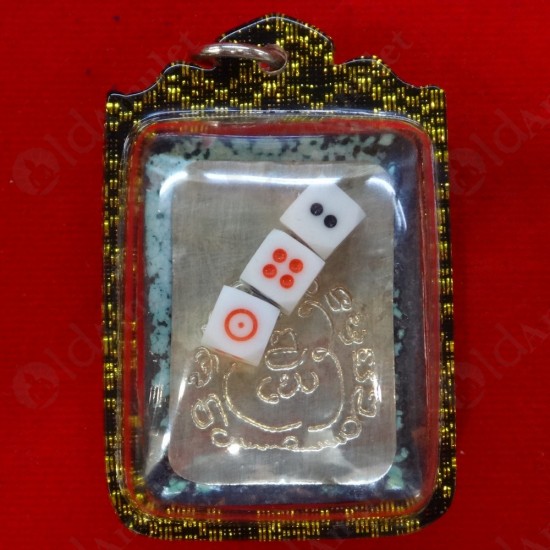 Amulet Locket Photo Er-ger-fong Gambling Lotto Lucky Gold Ac.subin Be.2560