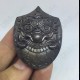 Thai Amulet Rahu Kala +garuda +3takruds Lp Nen BE.2555 Bronze Black