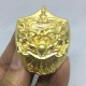 Thai Amulet Rahu Kala +garuda +3takruds Lp Nen B.e2555 Bronze Gold Plated