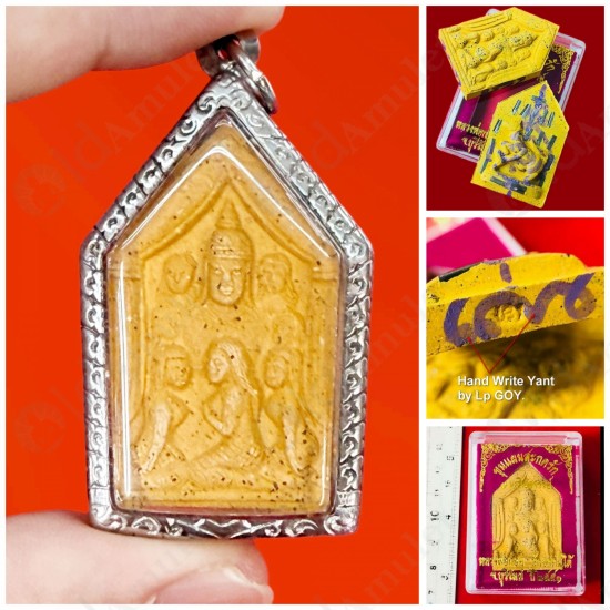 Thai Amulet Khunpaen 7girls Charming Love 16Takrud Yellow Limited Lp Goy BE.2551