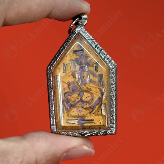 Thai Amulet Khunpaen 7girls Charming Love 16Takrud Yellow Limited Lp Goy BE.2551
