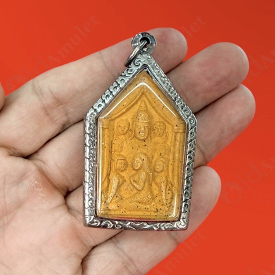Thai Amulet Khunpaen 7girls Charming Love 16Takrud Yellow Limited Lp Goy BE.2551