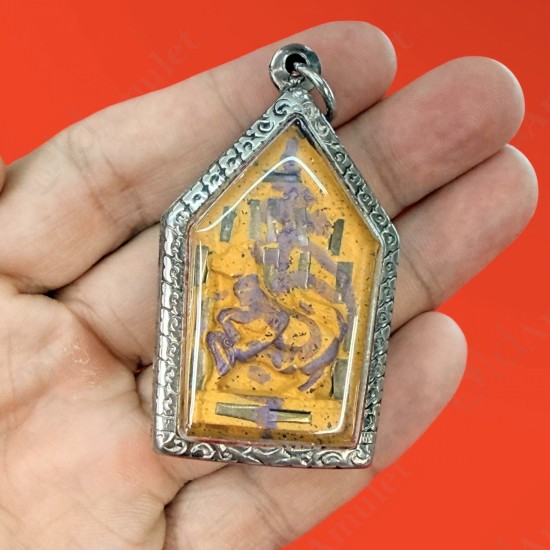 Thai Amulet Khunpaen 7girls Charming Love 16Takrud Yellow Limited Lp Goy BE.2551