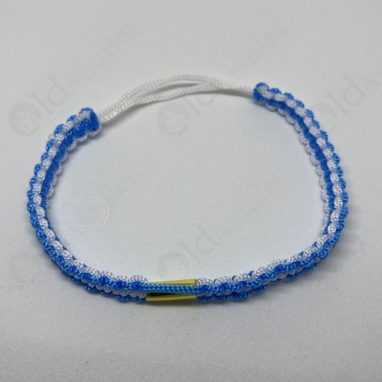 *10Pcs* Bracelet Knit Nylon + Mini Takrut Thai Amulet Holy Life Protection