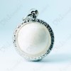 Round White Cave Pearl Thai Amulet Buddha Relics ARAHANT Stone Life Balance