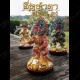 Thai Amulet 4ears 5eyes Monkey Bucha 5inch Statue Red Kb Khamfan Be.2562
