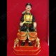 Thai Amulet Statue Er-ger-fong Bucha Bronze Paint Black Lp ROD 2563