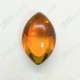 Orange Naga-eye Thai Amulet Leklai Keaw Gemstone Rugby Shape Large