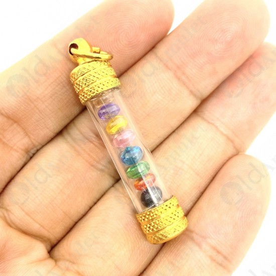 Takrud 9color Leklai Naga-eye Thai Amulet Pendant Slim Sz-mini Somporn