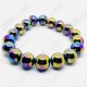 10mm Bead Leklai Koh Larn Natural Stone Rainbow 7color Thai Amulet Bracelet