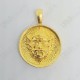 Thai Amulet 4ears5eyes Gambling Wealthy Bronze Gold Pendant Subin 2561
