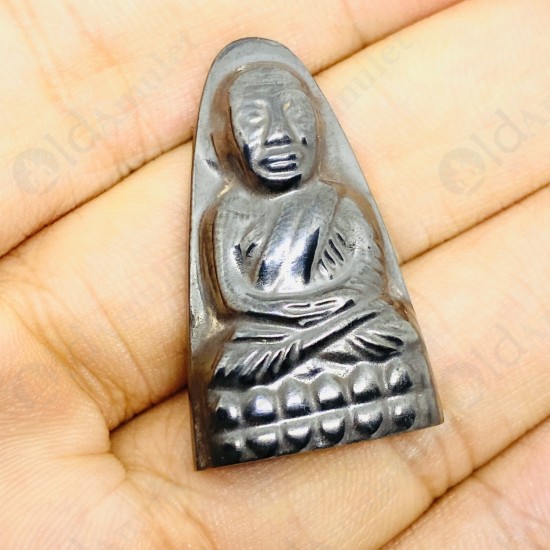 Leklai Natural Stone Lp Tuad Thai Amulet Money Magnetism Rich Lucky Lp Huan