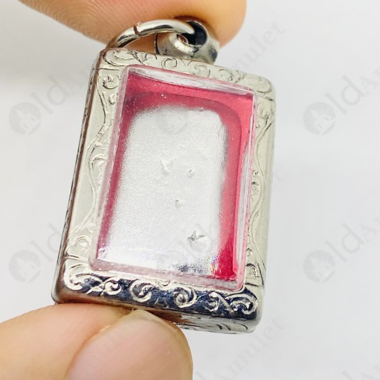 Thai Amulet Somdej Lek Lai Silver Mercury Wealthy Money Rich Small somporn