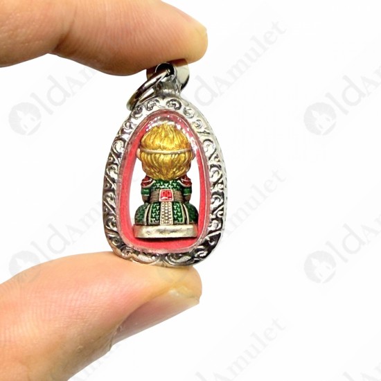 HaNuMan Monkey Wukong Lp Amnard Be.2564 SATIN + COLOR Thai Amulet Wealthy Rich