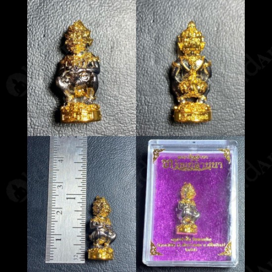 Sihuhata 4ears5eyes SMALL-2.5cm Thai Amulet Body-BLACK Kruba Komfun Be.2566 Sihuhata 4ears5eyes SMALL-2.5cm Thai Amulet Body-BLACK Kruba Komfun Be.2566