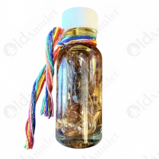 Flower in Holy Oil NMP Thai Amulet Love sex attraction Ajan Perm Praidam BE.2568