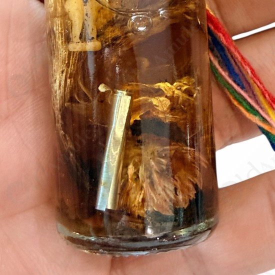 Flower in Holy Oil NMP Thai Amulet Love sex attraction Ajan Perm Praidam BE.2568