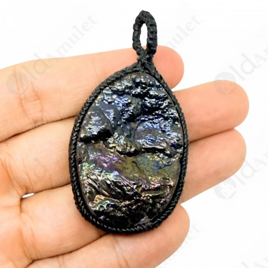 LekLai Rainbow 7Color Umkrum Natural Stone Thai Amulet Pendant Life Protection