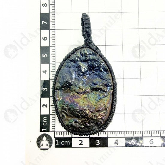 LekLai Rainbow 7Color Umkrum Natural Stone Thai Amulet Pendant Life Protection