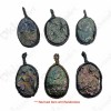 LekLai Rainbow 7Color Umkrum Natural Stone Thai Amulet Pendant Life Protection