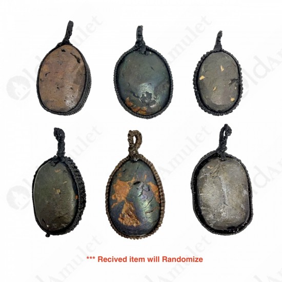 LekLai Rainbow 7Color Umkrum Natural Stone Thai Amulet Pendant Life Protection