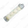 Round White Cave Pearl Thai Amulet Buddha Relics ARAHANT Stone 4Mini Takrud